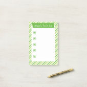 Stijlvolle St. Patrick's Day to-do lijst Post-it® Notes (Op bureau)
