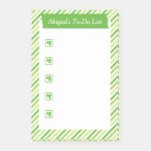 Stijlvolle St. Patrick's Day to-do lijst Post-it® Notes (Voorkant)