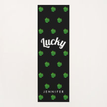 Stijlvolle St. Patrick's Day zwart groen Lucky Clo