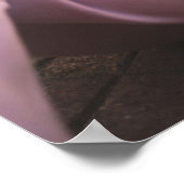 Stijlvolle stadsfiets. Vrouw met  Bike Art Poster (Hoek)