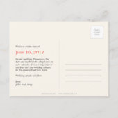 Stijlvolle Starfish foto Sla de datum Briefkaart (Achterkant)