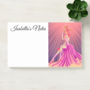 Stijlvolle Steampunk Glamoureuze Prom Queen Post-it® Notes
