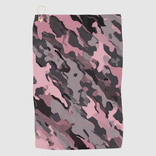 Stijlvolle Stedelijke Camouflage Golfhanddoek (Voorkant)