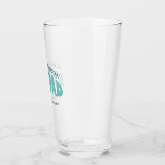 Stijlvolle stepdad foto bier glas (Links)