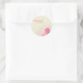 STIJLVOLLE STICKER SEAL :: elegant roos 1 (Tas)