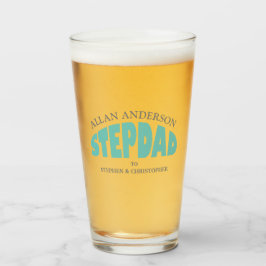Stijlvolle stiefvader foto bier glas
