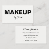 Stijlvolle, stijlvolle, moderne Visitekaartjes mak (Voorkant / Achterkant)