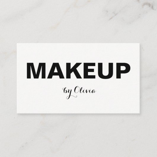 Stijlvolle, stijlvolle, moderne Visitekaartjes mak (Voorkant)