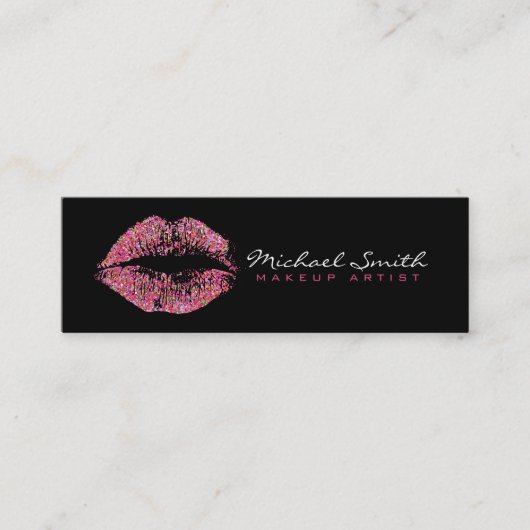 Stijlvolle, stijlvolle, multicolor glazen bollen m mini visitekaartje (Voorkant)