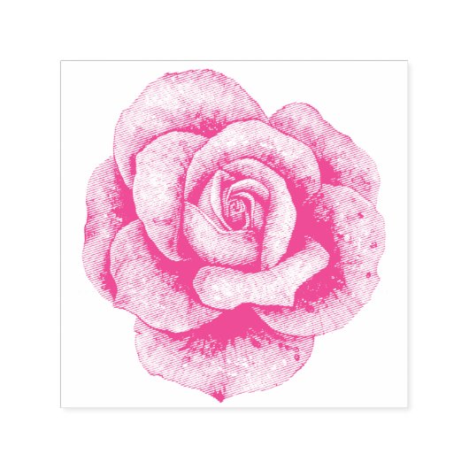 Stijlvolle  stijlvolle Roos ventilator Zelfinktende Stempel (Design)