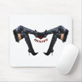 Stijlvolle Stiletto Boot Art Muismat (Met muis)