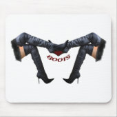 Stijlvolle Stiletto Boot Art Muismat (Voorkant)