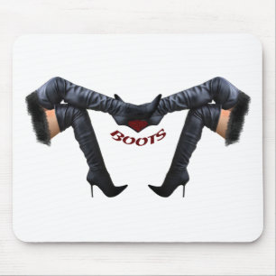 Stijlvolle Stiletto Boot Art Muismat