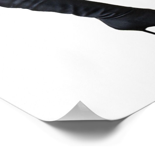 Stijlvolle Stiletto Boot Art Poster (Hoek)