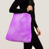 Stijlvolle Storm cloud effect paarse Crossbody Tas (Dichtbij)