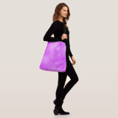 Stijlvolle Storm cloud effect paarse Crossbody Tas (Op model)
