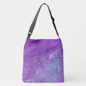 Stijlvolle Storm cloud effect Paarse Crossbody Tas (Achterkant)