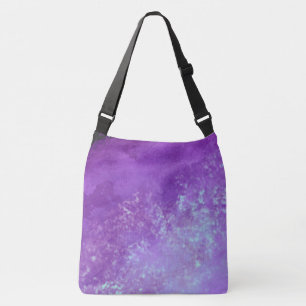 Stijlvolle Storm cloud effect Paarse Crossbody Tas