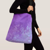 Stijlvolle Storm cloud effect Paarse Crossbody Tas (Dichtbij)