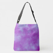 Stijlvolle Storm cloud effect paarse Crossbody Tas (Achterkant)