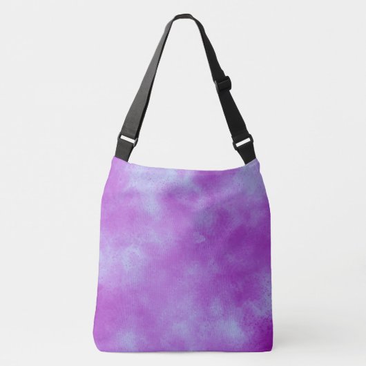 Stijlvolle Storm cloud effect paarse Crossbody Tas (Voorkant)