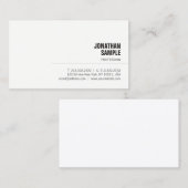 Stijlvolle strakke moderne grafische professionele visitekaartje (Voorkant / Achterkant)