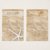 Stijlvolle strand- & Starvietaarthouder Visitekaartjes (Voorkant /achterkant)