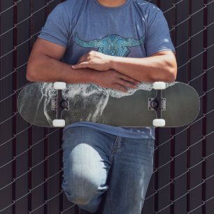 Stijlvolle strand vibes Abstract Persoonlijk Skateboard