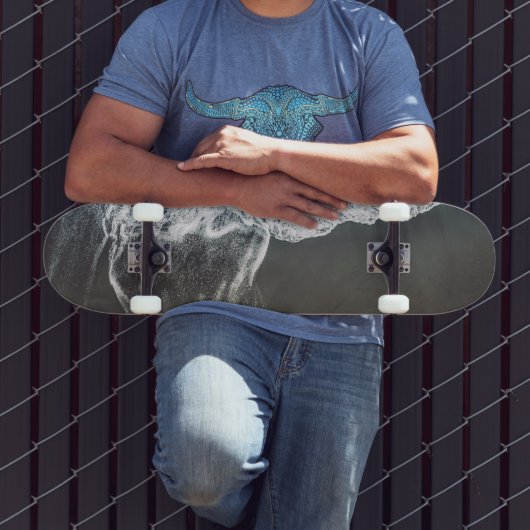 Stijlvolle strand vibes Abstract Persoonlijk Skateboard (Buiten 3)