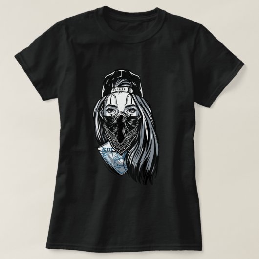 Stijlvolle Street Queen: trendy T-shirt met een ve (Design voorkant)
