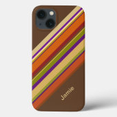 Stijlvolle Stripes Hoesje-Mate iPhone Case (Achterkant)