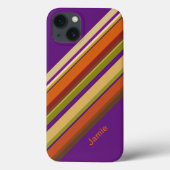 Stijlvolle Stripes Hoesje-Mate iPhone Case (Achterkant)