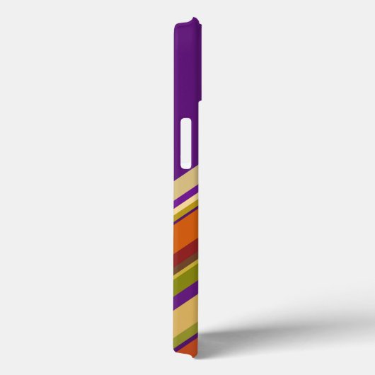 Stijlvolle Stripes Hoesje-Mate iPhone Case (Achterkant / Rechts)