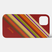 Stijlvolle Stripes Hoesje-Mate iPhone Case (Achterkant (horizontaal))