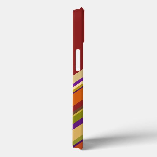 Stijlvolle Stripes Hoesje-Mate iPhone Case (Achterkant / Rechts)