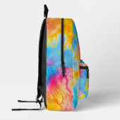 Stijlvolle Stropdas en Dye Monogram Initialen Bedrukte Rugzak (Links)