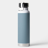 Stijlvolle Stusty Blue White Script Womens Waterfles (Rechts)