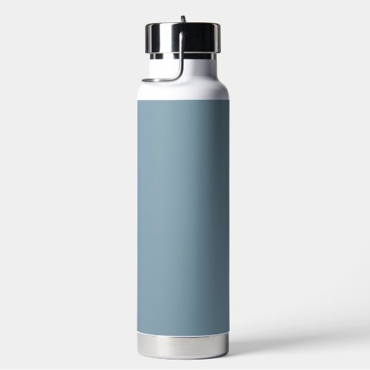 Stijlvolle Stusty Blue White Script Womens Waterfles (Rechts)