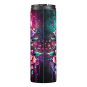 Stijlvolle suikerschedel thermosbeker (Achterkant)