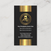 Stijlvolle superheerlijke olietecheur visitekaartje (Achterkant)