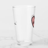 Stijlvolle Sweet Heart Gepersonaliseerde geschenke Glas (Rechts)