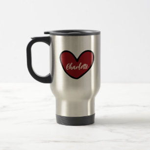Stijlvolle Sweet Heart Gepersonaliseerde geschenke Reisbeker