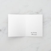 Stijlvolle Tab Dankkaart Bedankkaart (Binnen)