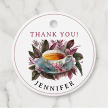 Stijlvolle Tea Party Bourgondië Floral Chai Waterv