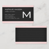 Stijlvolle Tegel / Carbon Visitekaartje (Voorkant / Achterkant)