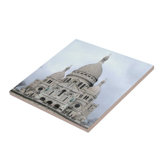 Stijlvolle Tegel met afbeelding van Sacre Coeur de Tegeltje (Zijkant)