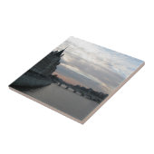 Stijlvolle tegel met prachtige zonsondergang in Pa Tegeltje (Zijkant)