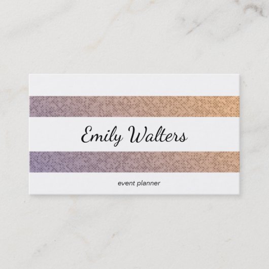 Stijlvolle tegels | Stripes Visitekaartje (Voorkant)