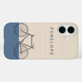 Stijlvolle tekening Blush en Blue Personalized Case-Mate iPhone Case (Achterkant (horizontaal))