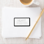 Stijlvolle tekst met rand etiket (Insitu)